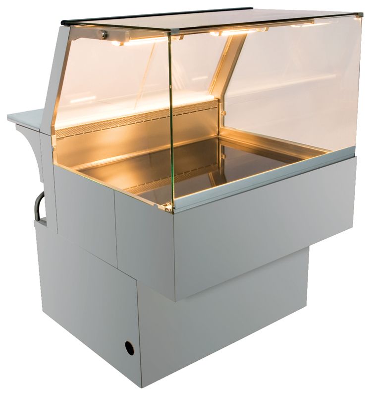 Bild 1: Nordcap Panorama-Wärmevitrine SNACK LINE HOT 2-E